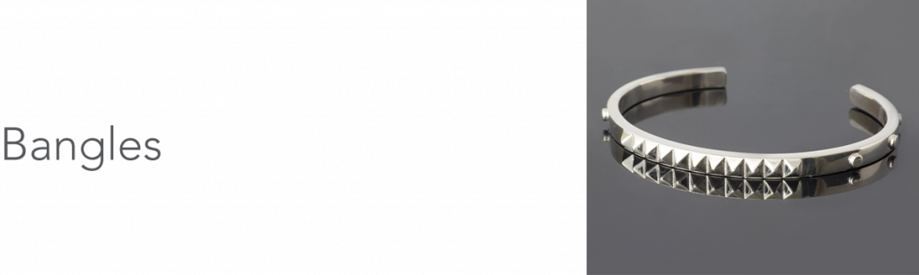 header image for silver bangles