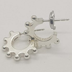 Sterling silver hoop earrings